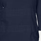 Karen Scott Blusa feminina de renda, gola quadrada, manga 3/4, azul marinho, tamanho pequeno médio