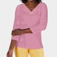 Karen Scott Top Feminino com Acabamento em Ilhós Rosa Tamanho XS