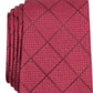 Gravata de seda Sussex Pane masculina Alfani, tamanho regular, vermelha