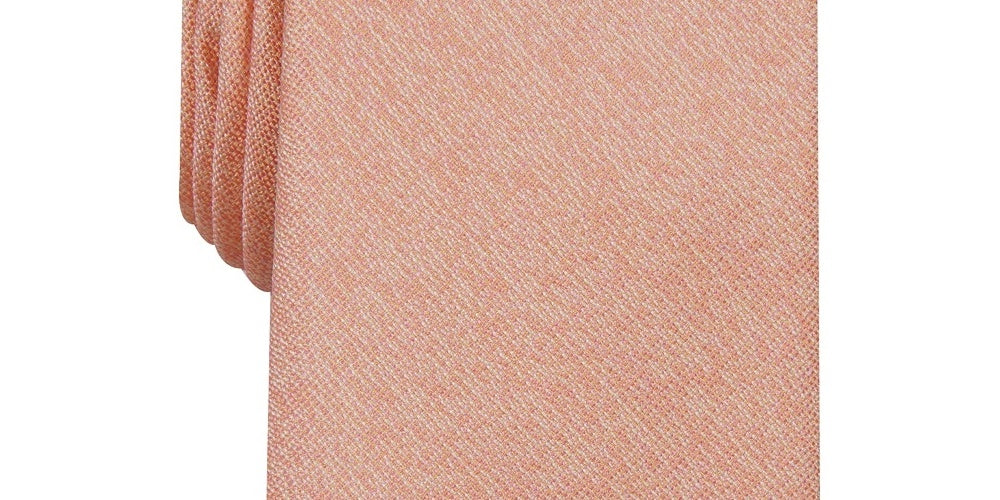 Gravata Skinny Bar III Masculina Valley Solid Laranja Tamanho Regular
