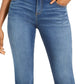 Calça jeans feminina INCFinity Stretch Bootcut, azul, tamanho 4, pequena, da INC International Concepts