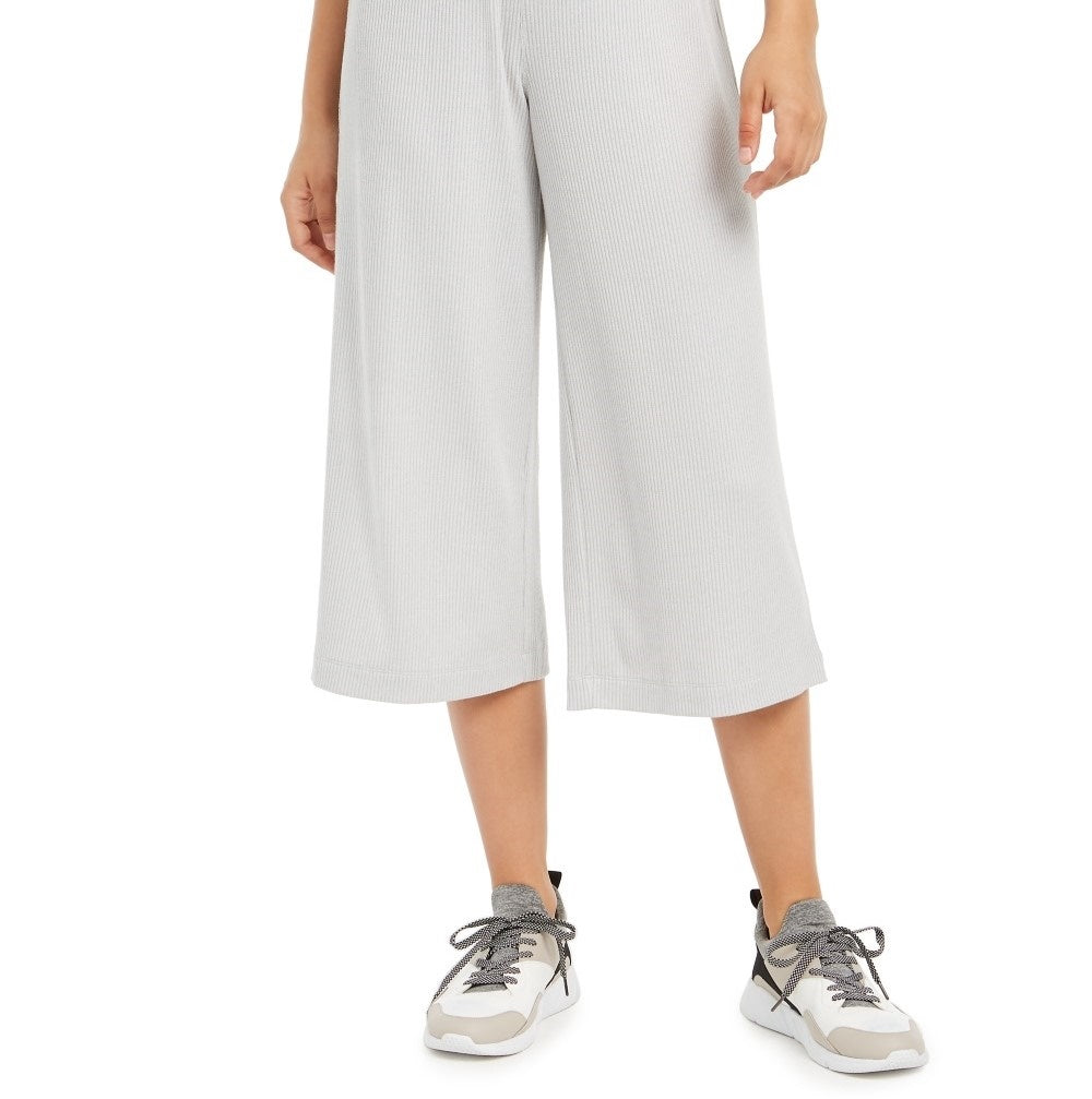 Calça Capri Ideology Fitness Feminina para Corrida Cinza Tamanho XX-G