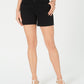 Shorts jeans femininos com cinto Style &amp; Co, preto, tamanho 16