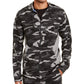 Jaqueta camuflada com blocos de cores masculina ID Ideology, preta, tamanho pequeno