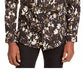 Camisa floral masculina Dominic da INC International Concepts, preta, tamanho XX-G
