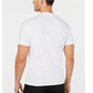 Camiseta masculina com strass e cobra da INC International Concepts, branca, tamanho XXX-G