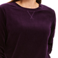 Karen Scott Suéter Feminino Manga Longa Gola Redonda Roxo Tamanho Pequeno X-Grande
