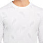 Camisa estampada masculina Alfani Paisley cinza tamanho pequeno