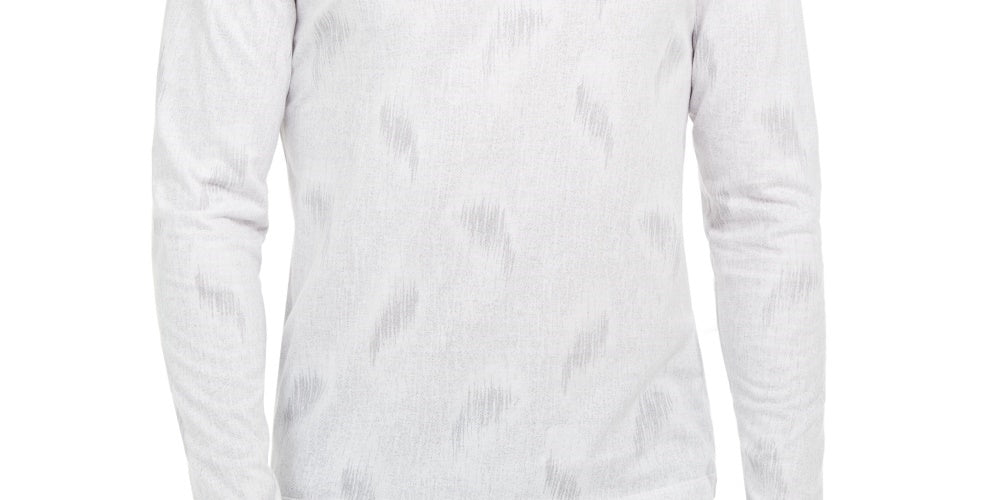 Camisa estampada masculina Alfani Paisley cinza tamanho pequeno