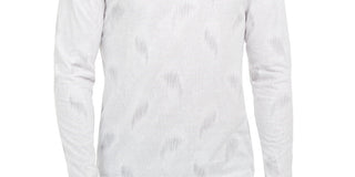 Camisa estampada masculina Alfani Paisley cinza tamanho pequeno