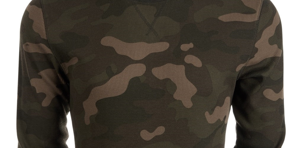 Camisa térmica masculina American Rag verde tamanho grande