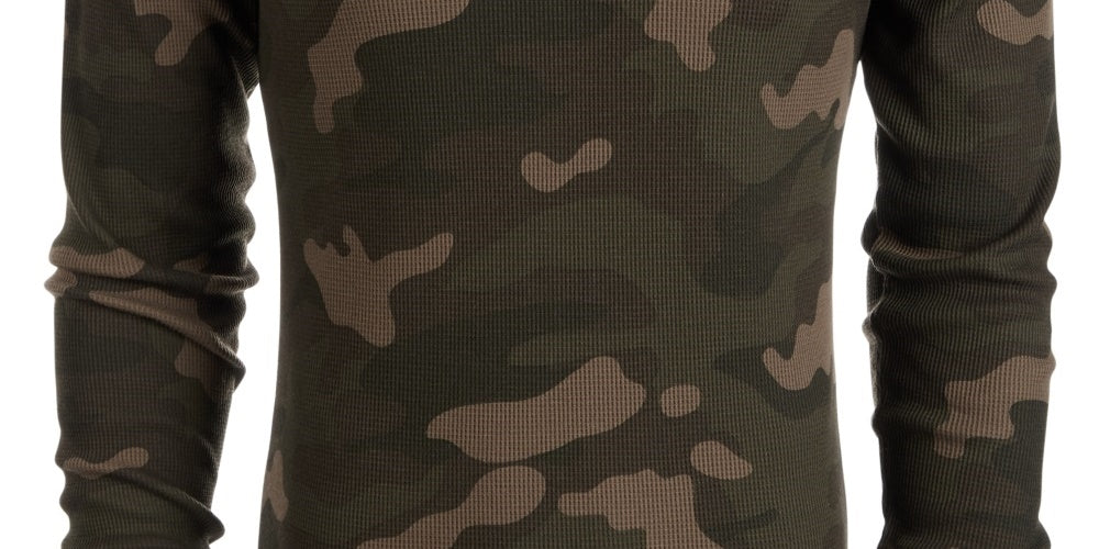 Camisa térmica masculina American Rag verde tamanho grande
