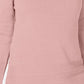 Karen Scott Suéter Feminino de Algodão com Gola Canoa Rosa Tamanho Grande