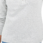 Karen Scott Suéter Henley de Algodão com Acabamento em Ferragens Feminino, Cinza, Tamanho Pequeno Grande