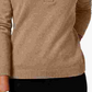 Karen Scott Suéter Henley Feminino Petite Cotton Toggle Marrom Tamanho Petite X-Large