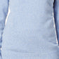 Karen Scott Suéter Feminino de Malha Marled com Zíper em Um Quarto Azul Tamanho Médio