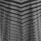 Polo masculino Attack Life Ombre Chevron Jacquard preto tamanho pequeno