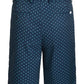 Shorts masculino Greg Norman com estampa metálica, azul marinho, tamanho 42