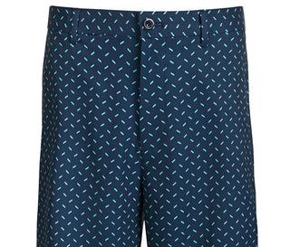 Attack Life by Greg Norman Men's Metal-Print Shorts Gray Size 36