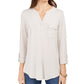 Top Feminino Style &amp; Co Bege Tamanho P