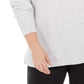 Karen Scott Suéter feminino plus size leve, branco, tamanho 0X