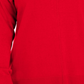 Karen Scott Suéter feminino plus size de algodão com gola alta, vermelho, tamanho 2X