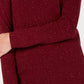 Karen Scott Suéter Túnica Texturizada Feminino Vermelho Tamanho XX-G