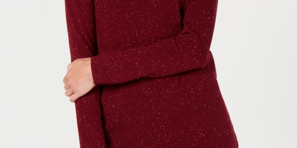 Karen Scott Suéter Túnica Texturizada Feminino Vermelho Tamanho XX-G