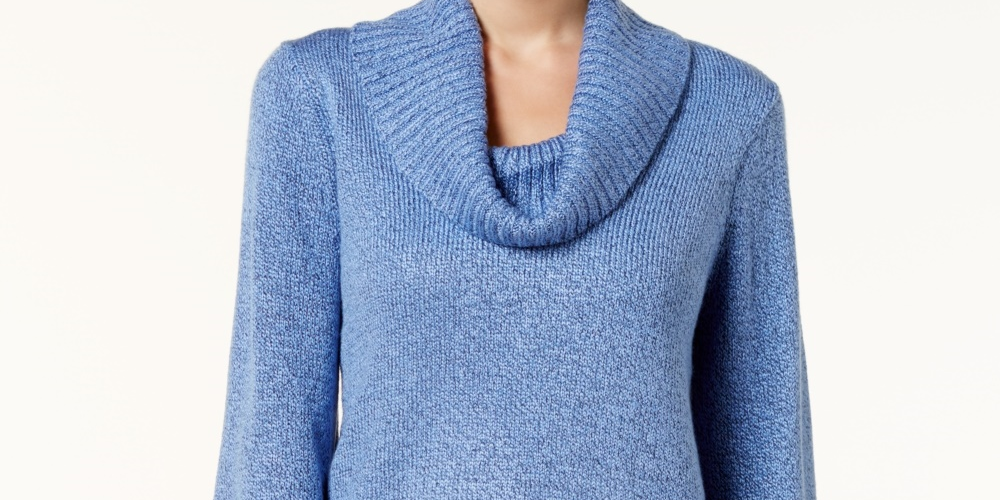 Túnica Karen Scott Feminina Gola Alta Azul Tamanho XS