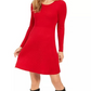 Vestido suéter de malha canelada feminino Style &amp; Co, roxo, tamanho grande
