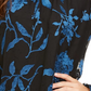 Blusa feminina Alfani Velvet Burnout com manga transparente, vermelha, tamanho X-G