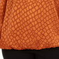 Blusa feminina Alfani Plus Size com estampa de manga anjo e bolhas, marrom, tamanho 1X