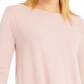 Túnica Alfani Feminina High Low Rosa Tamanho Grande