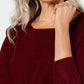 Karen Scott Suéter Listrado Texturizado Feminino Vermelho Tamanho XX-G