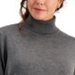 Karen Scott Suéter Feminino Gola Alta Carvão Tamanho XS