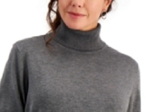 Karen Scott Suéter Feminino Gola Alta Carvão Tamanho XS