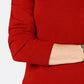 Karen Scott Suéter Plus Size Feminino Gola Alta Luxsoft Vermelho Tamanho 1X