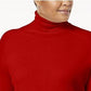Karen Scott Suéter Feminino Luxsoft Gola Alta Vermelho Tamanho 3X
