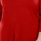Karen Scott Suéter Luxsoft Plus Size com Decote em V, Vermelho, Tamanho 0X