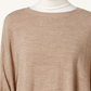 Poncho assimétrico com babados Karen Scott feminino, marrom, tamanho grande/extra grande