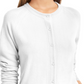 Karen Scott Cardigan Feminino Petite Luxsoft Botão Branco Tamanho Pequeno Grande