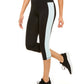 Leggings curtas femininas ID Ideology Colorblocked, azul, tamanho X-S