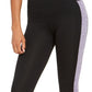 Leggings curtas femininas ID Ideology Colorblocked Roxo Tamanho Médio
