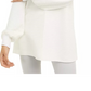 Suéter túnica de malha canelada feminino Alfani, tamanho pequeno, branco