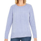 Suéter chenille feminino Style &amp; Co azul tamanho pequeno médio