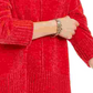 Suéter chenille feminino Style &amp; Co vermelho tamanho pequeno médio