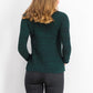 Suéter de malha mesclado feminino Style &amp; Co, verde, tamanho pequeno, médio