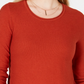 Suéter túnica feminino alto e baixo estilo &amp; co laranja tamanho GG