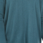Suéter túnica feminino com costura frontal estilo &amp; co, verde, tamanho pequeno pequeno