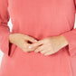 Karen Scott Suéter Feminino Gola Bateau Manga Longa Rosa Tamanho XXG